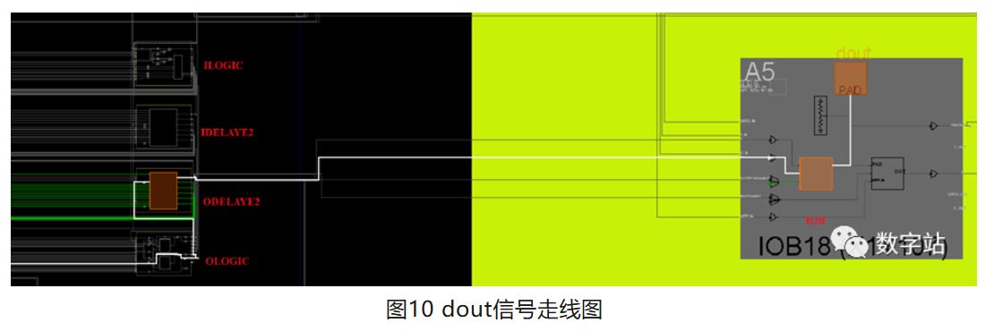 图片图10 dout信号走线图