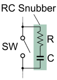 图 1. 基本的RC吸收电路.png