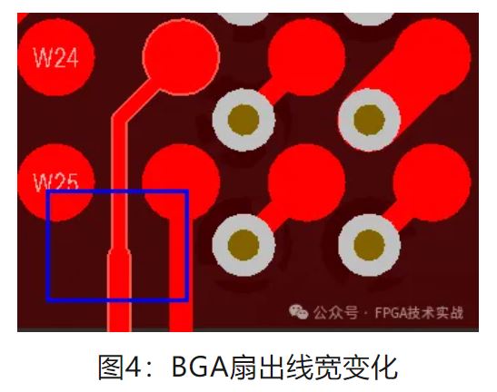 图4：BGA扇出线宽变化.JPG
