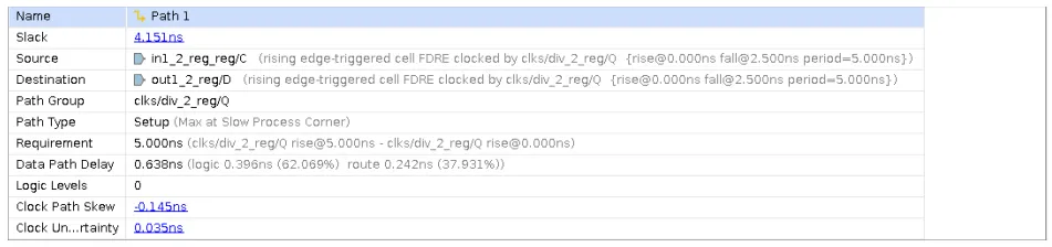 图 12：无时钟门控的 2 分频时钟的时序报告.png