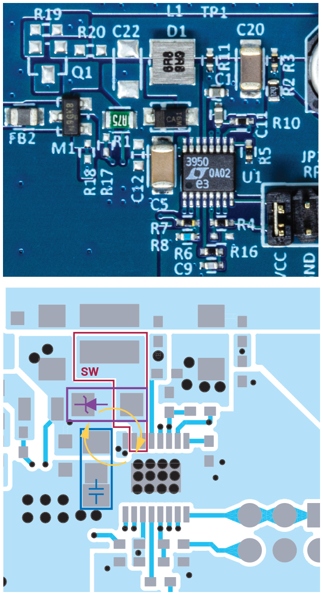 ADI 技术文章图2 - 异步DC-DC升压转换器（包含续流二极管）还能实现低辐射吗 .jpg