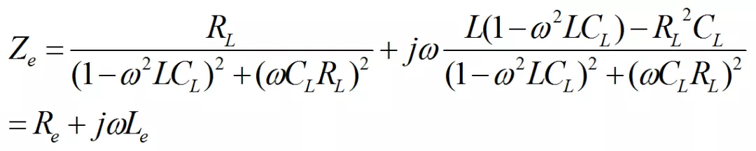 电感元件的高频等效阻抗