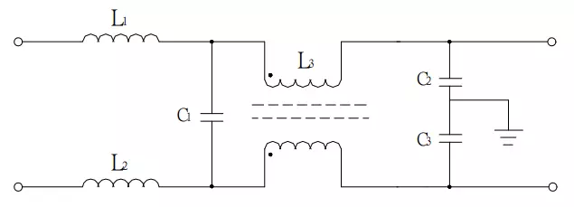 图2 EMI滤波器电路