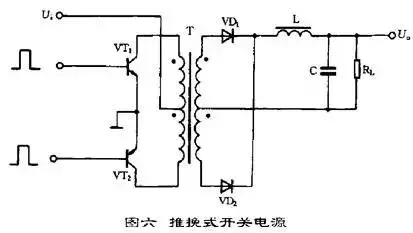 推挽式开关电源的典型电路