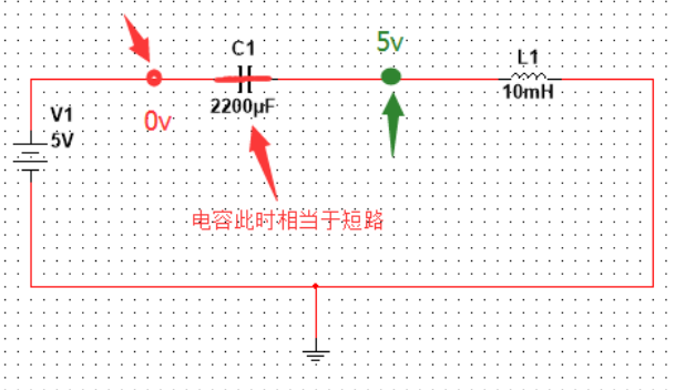 电感开始新一轮正向充电2