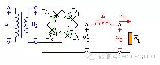 图2电感滤波电路