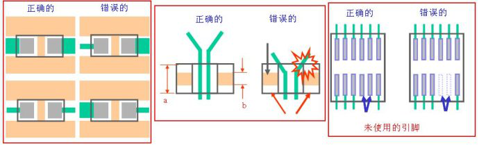 注意通孔最好不要打在焊盘上