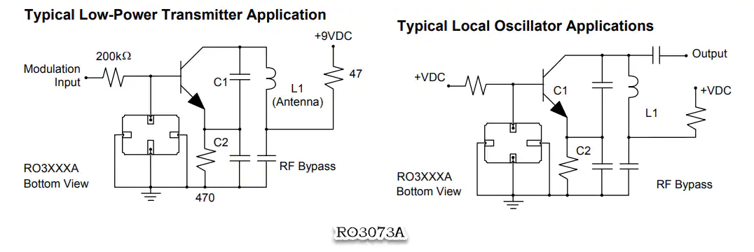 RO谐振器应用电路图