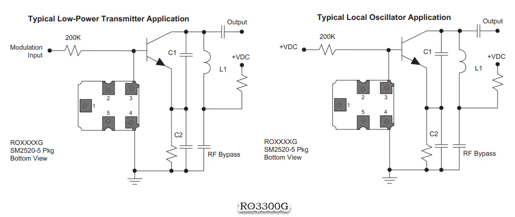RO谐振器应用电路图
